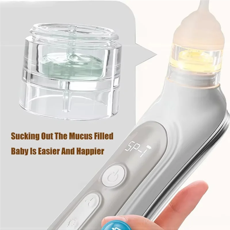 

AINY-Nose Sucker Fortoddlers Electric Baby Nasal Aspirator Infant Nose Cleaning Device