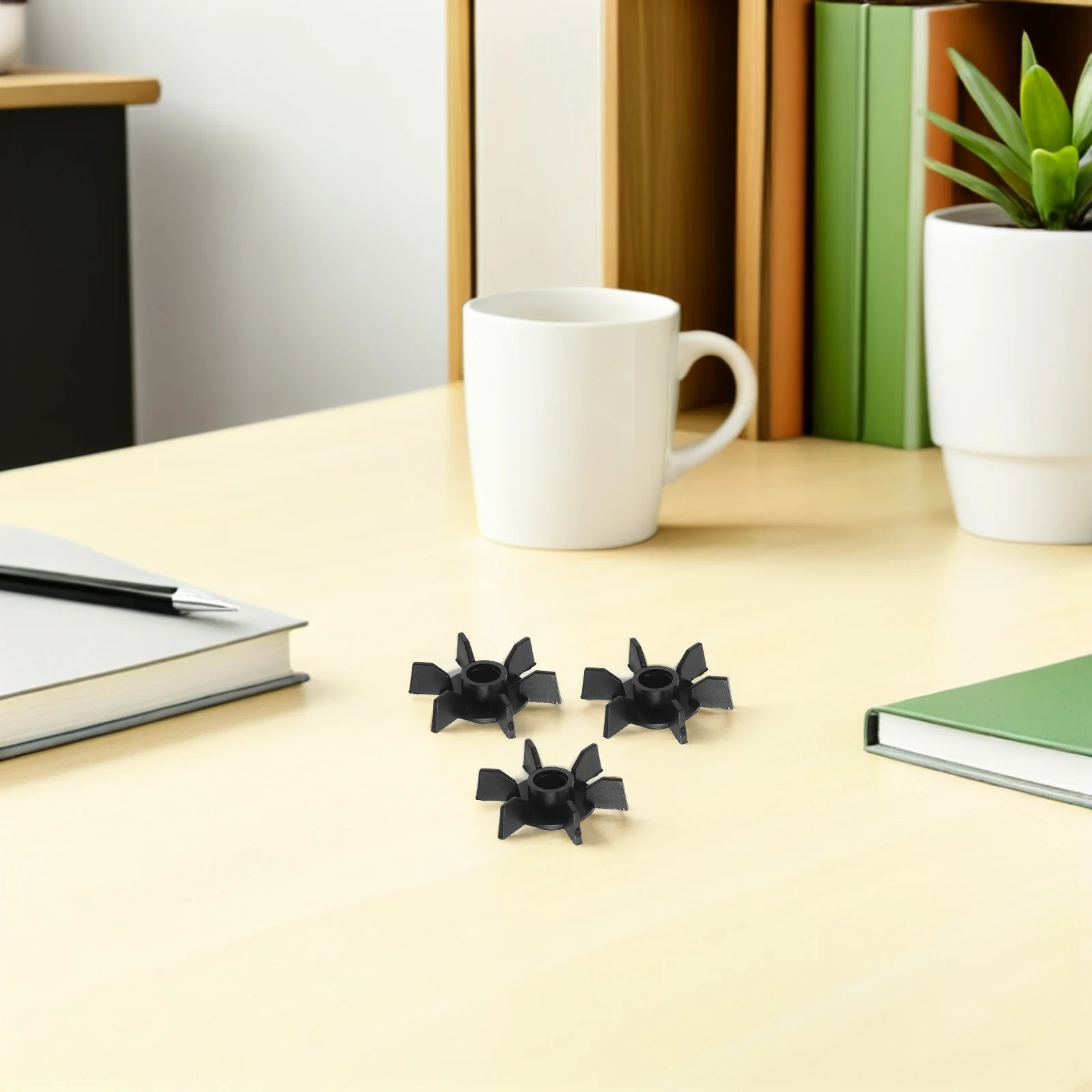 

100Pcs 8x12mm Condenser Fan Blade Sturdy Quiet Motor Compressor Replacement Easy Install Household Indoor Replaceable Fan Blades