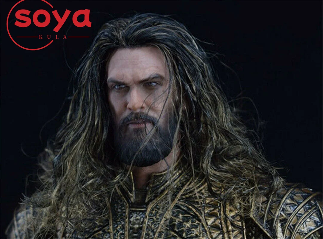 BY-ART BY-T3 1/6 جيسون موموا رئيس نحت نحت نموذج مزروعة الشعر ل 12 "ذكر الجندي عمل الشكل الجسم #6