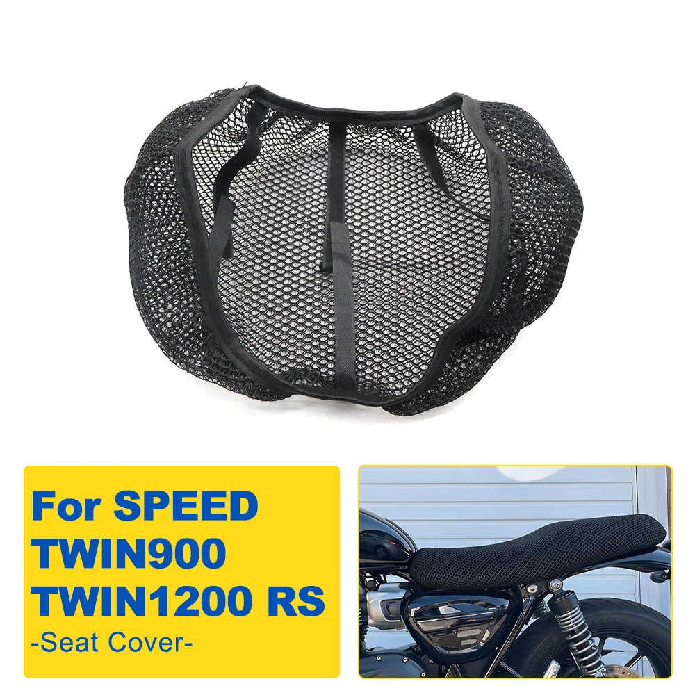 Motorcycle Seat Cover Seat Breathable Heat Insulation Protect Cushion For SPEED TWIN 900 TWIN 1200 TWIN 1200 RS TWIN 900 1200 RS
