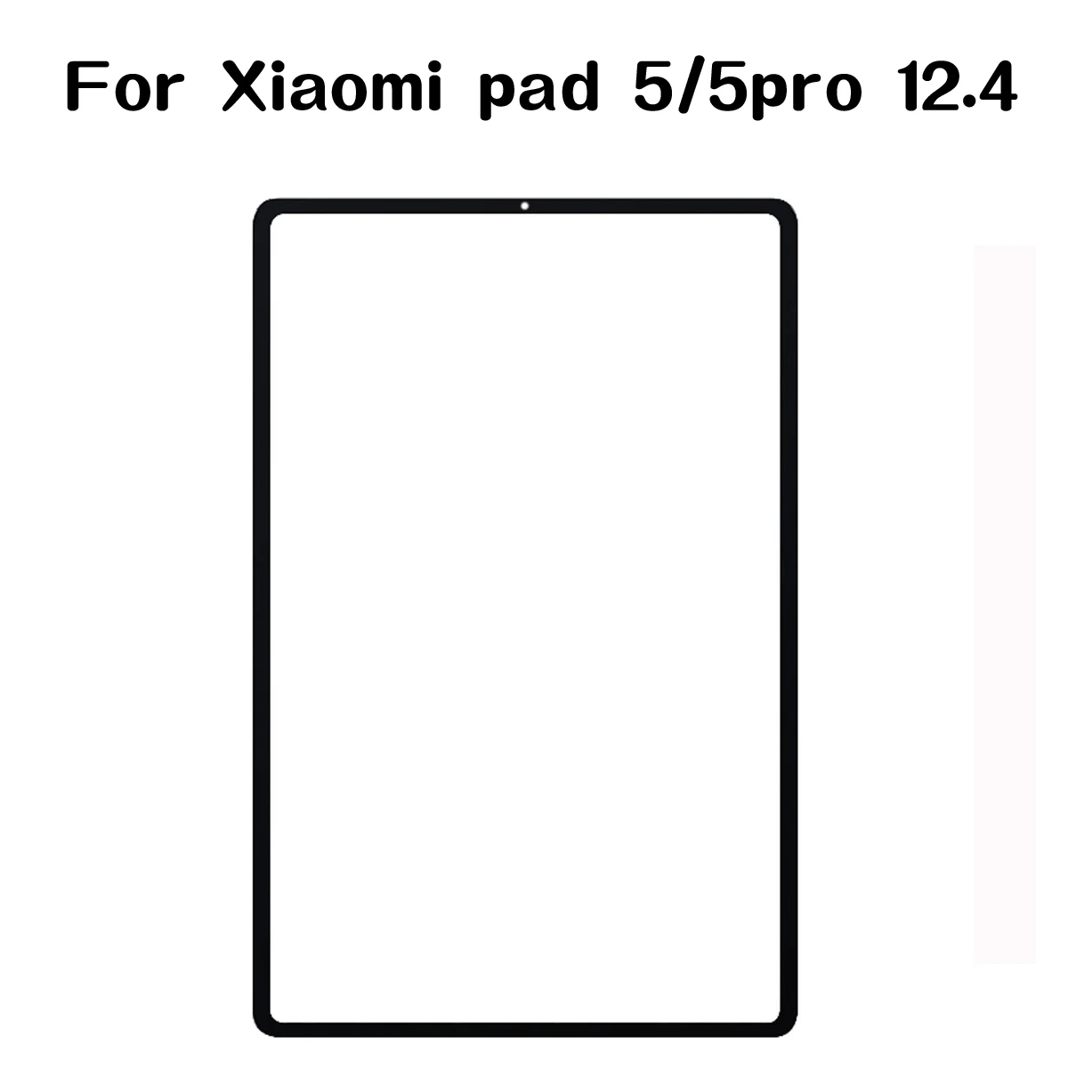 زجاج لوحة الشاشة محول الأرقام استبدال ، 12.4 بوصة ، يصلح ل شاومي الوسادة 5 ، الوسادة 5 برو