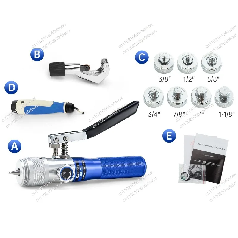 Hydraulic tube expander CT-300A flaring device, copper tube aluminum tube, refrigerator air conditioner refrigeration
