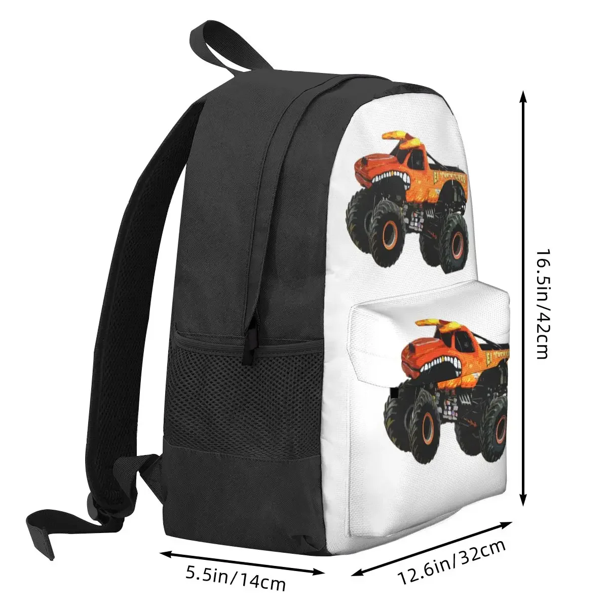 El Toro Loco Monster Truck mochilas para niños y niñas, mochila escolar de dibujos animados para estudiantes, mochila de viaje, bolso de hombro