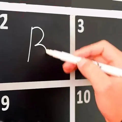 Bilashmart 5/10Pcs White Liquid Chalk Blackboard Dust-free Erasable Chalk Glass Erasable Chalk Children Writing Tool Teacher Teaching Tools