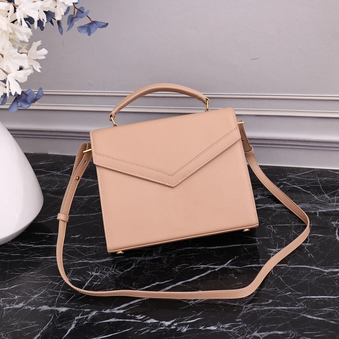 

High quality envelope bag for women designer fashion small handbag genuine leather crossbody bag with box