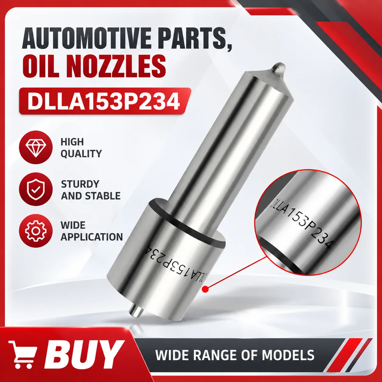DLLA153P234 Fuel Nozzle DLLA153P034 DLLA153P035 Automotive Fuel Injector Injection Fuel Core Execution Accessory XI1724