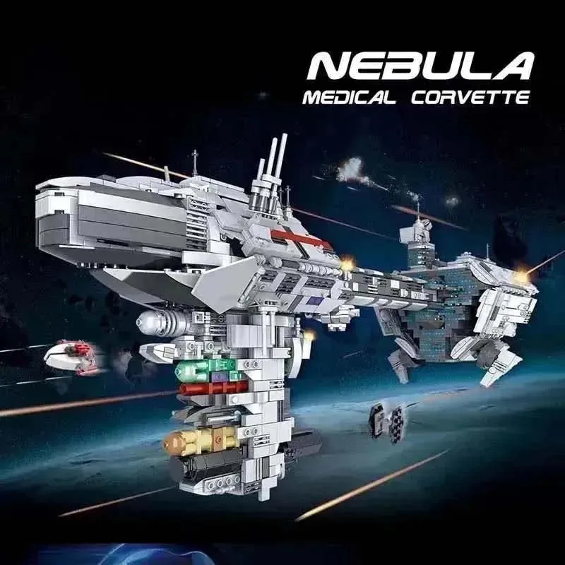 1988 PCS Nebulon Model B Escort Medical Frigate 032001 Corvette Birthday Gift Toy Kids Building Blocks Bricks