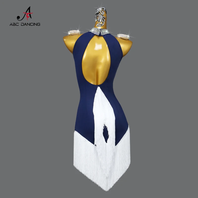 2026 Womens Latin Dance Dress Practice Clothing Dancewear Fringed Skirt Ballroom Sexy Girls Suit Stage Costumes
