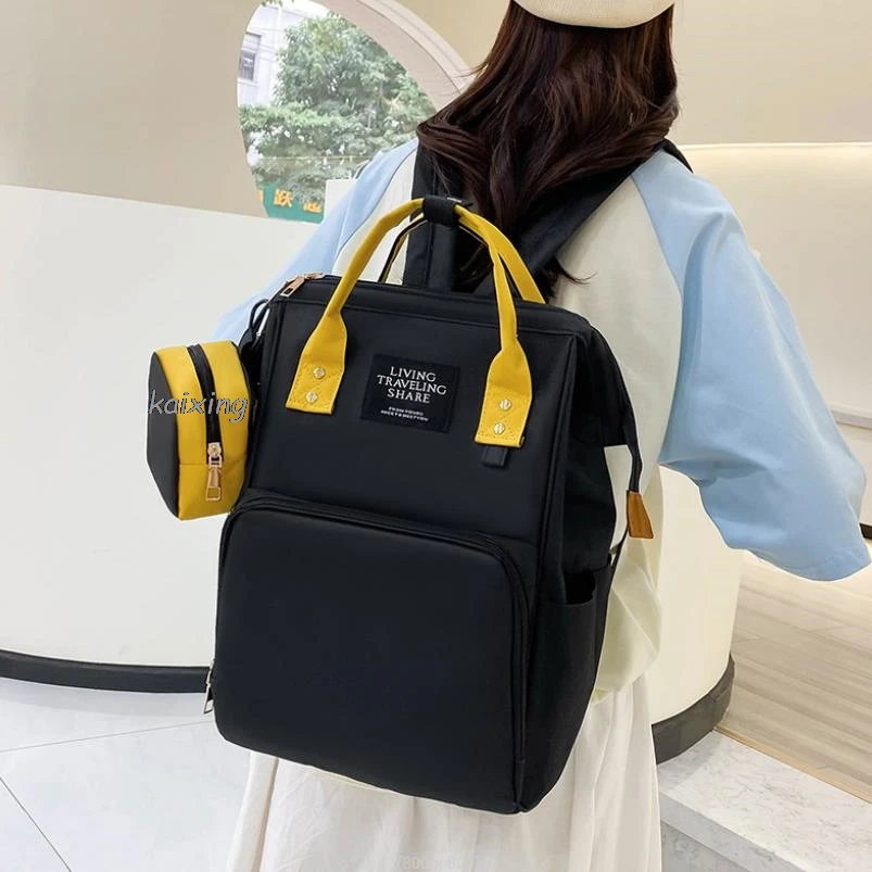 

Mommy Bag Trendy And Multifunctional Mother And Baby Bag With Large Capacity Casual Outings Pregnant Women's Backpack Coin Purse