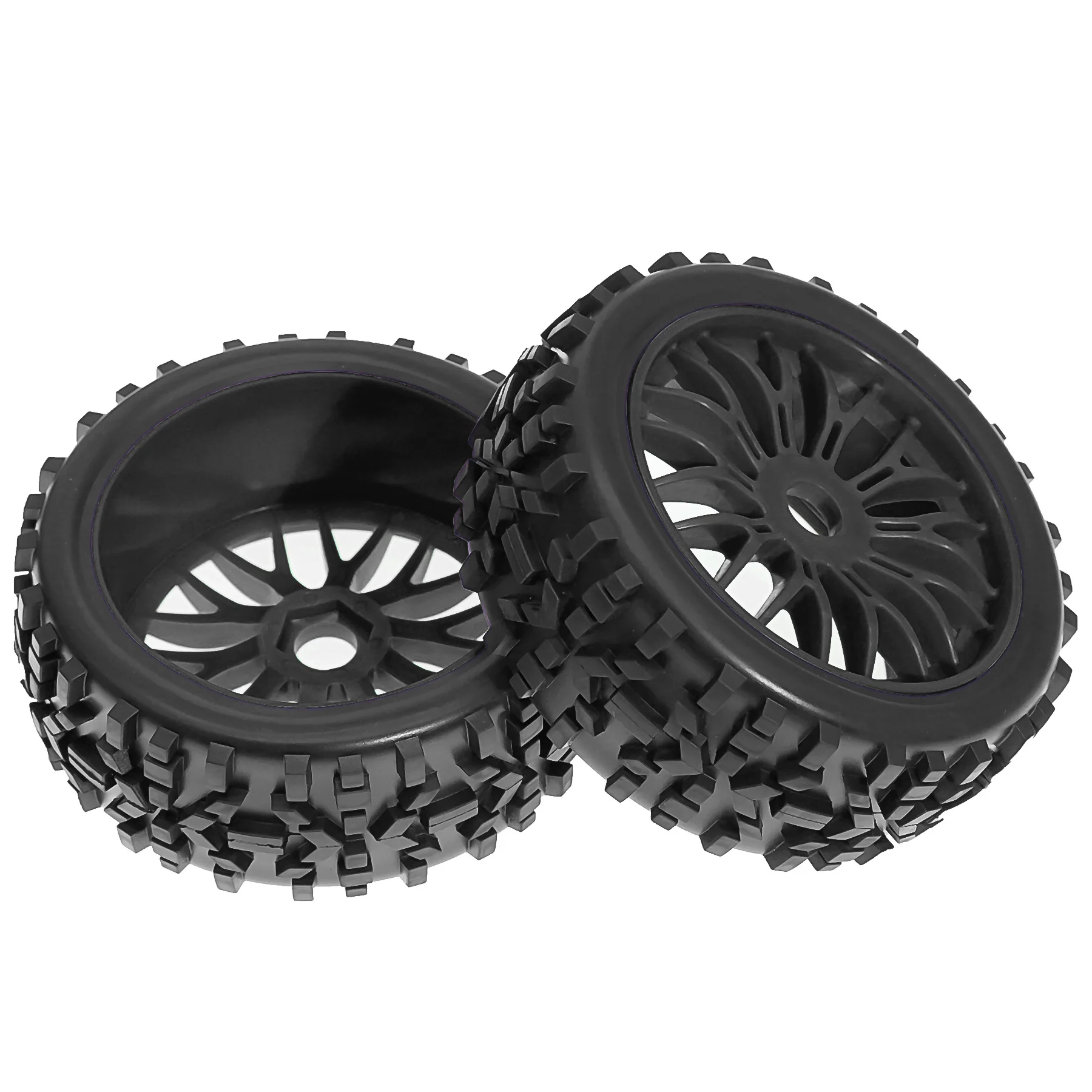 4pcs 115mm 1/8 RC Off-Road Buggy Car Wheel Tire Tyre 17mm Hex For ARRMA Typhon Talion TRAXXAS HSP Redcat Losi HPI Kyosho RC Car