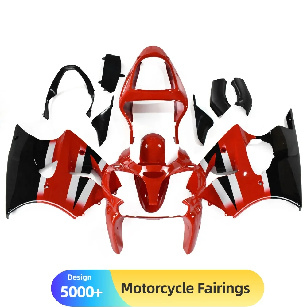 Full Set Fairing Body Kit for KAWASAKI 2000-2002 ZX6R Motorbike Budget-Friendly All Parts Included