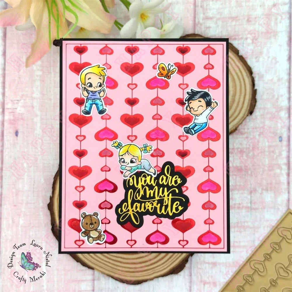 New Metal Cutting Dies Stamps Stencils Hot foil Forever Graceful Love Scrapbook Diary  Decoration Paper Craft Embossing Template