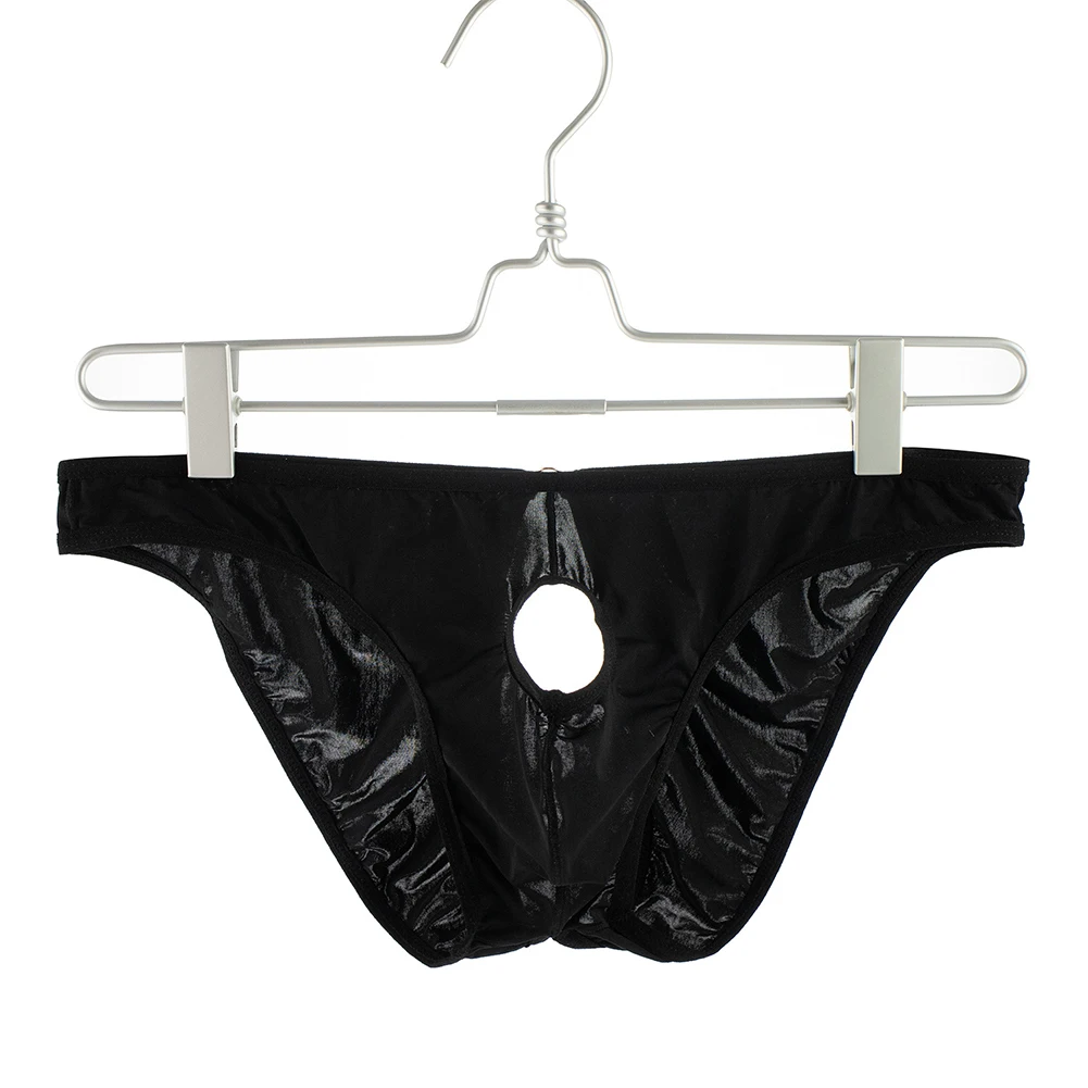 Cuecas de virilha aberta dos homens respirável roupa interior sem costas sexy g-string oco tanga calcinha erótica lingerie gay
