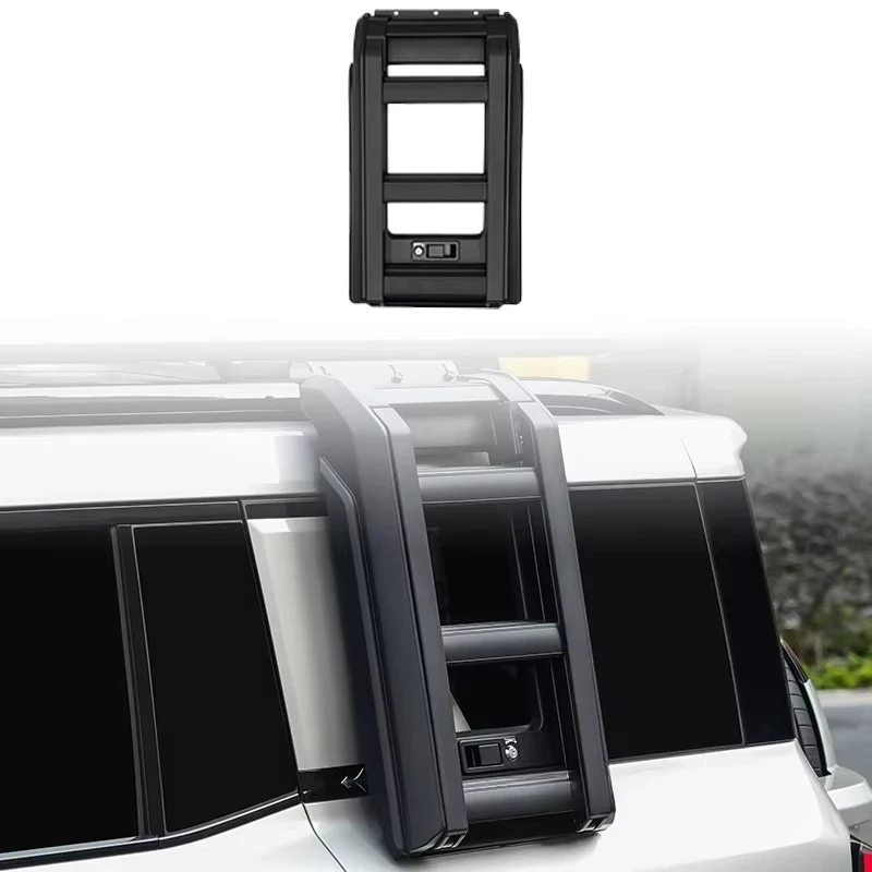 2025 Upgrade Accessories Aluminum Climbing Ladder Off-Road Foldable Side Ladder for Byd Leopard 8 Accessories