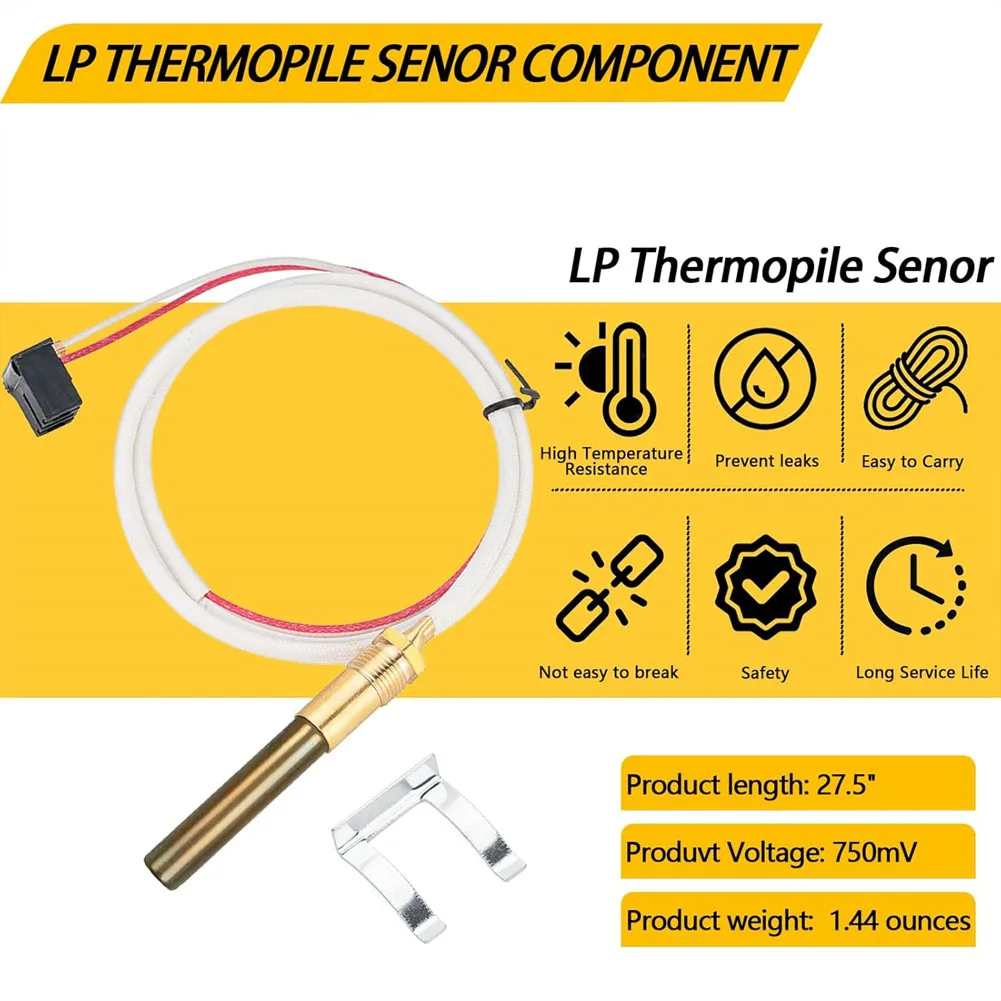 A74E-LP Thermopile Sensor Over 750Mv For Pilot Assembly Replacement Kit SP20824/SP21058/SP20800 Component