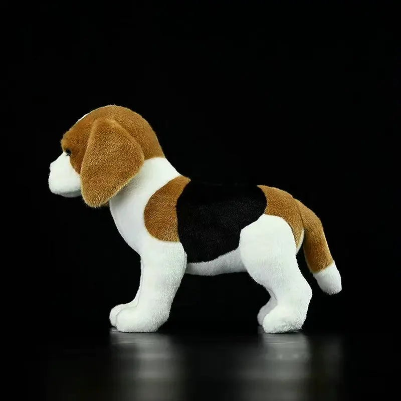 Cute Beagle Dog Plush Toy High Fidelity Cute Miguru Hunting Dog Plushie Lifelike Stuffed Animals Simulation Kawai Doll Gift