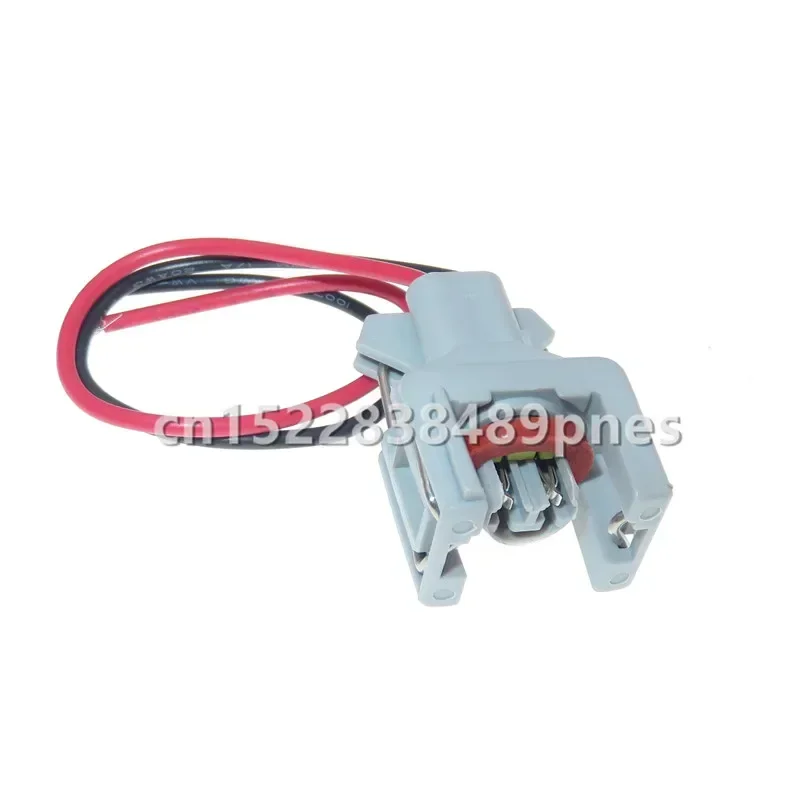 2 Pole Automobile Fuel Socket With Wires Spray Nozzle/Oil Atomizer Plug Auto Electrical Wiring Harness Connector