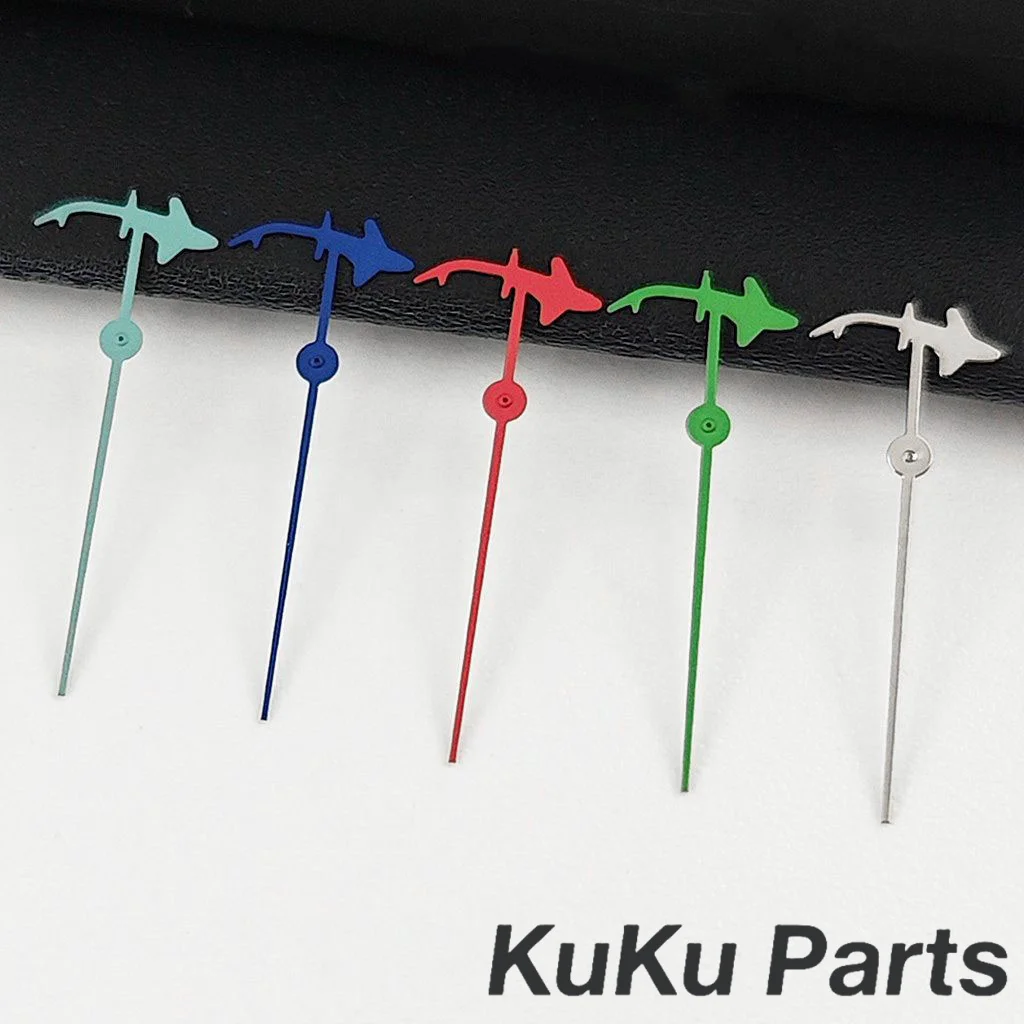 القرش الثاني NH35 الأيدي 12.5 مللي متر ساعة ملحق مناسبة ل NH34 NH35 NH36 NH38 NH70 NH72 حركة الساعات مؤشرات لا مضيئة