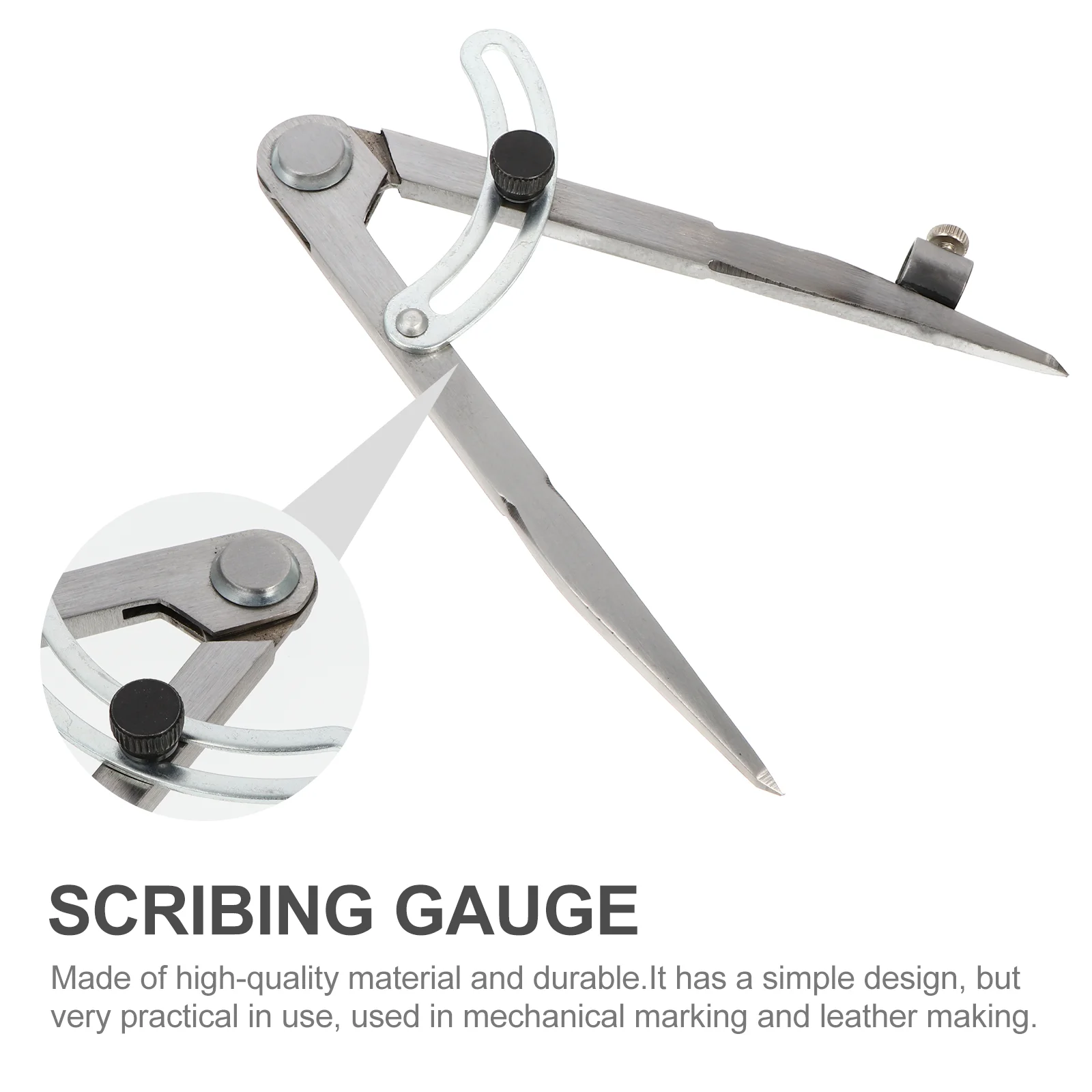 Compass for Geometry Compasses Rotary Tool Marking Gauge Patch Holder -craft