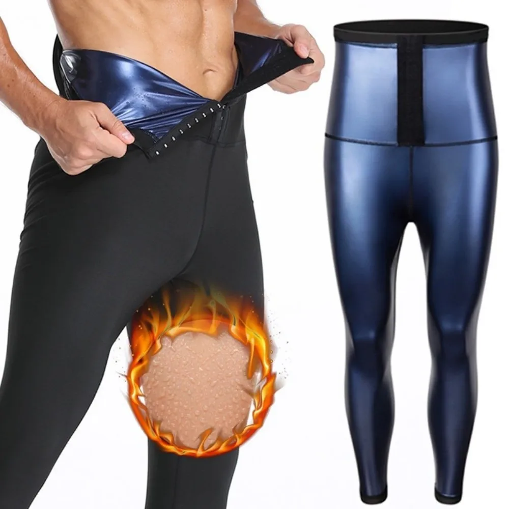 Kompressions-Passform, Schweißabsorptionshose, heiße Thermo-Schweißabsorption, Body Shaper, Fitnessstudio, bereit, Bauchkontrolle, Herren-Verlust-Leggings, Workout