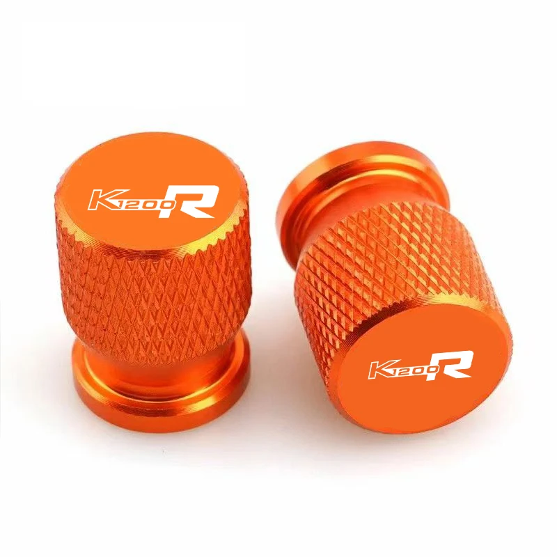 Dengan Logo K 1200 R Aksesoris Motor CNC Aluminium Tutup Pentil Ban Roda Untuk BMW K1200R SPORT 2005-2007 2008 2009