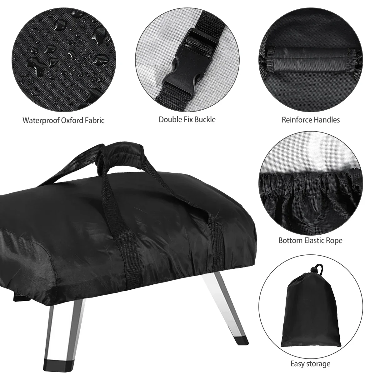 

Pizza Oven Cover Compatible Ooni koda 12 16 Outdoor Sunscreen Protective Dustproof Cover Waterproof Grill Case BBQ Accessories