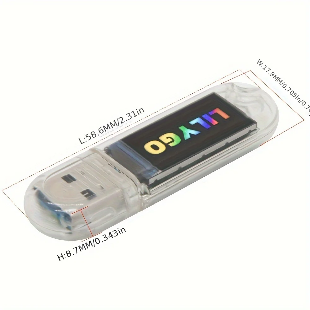 T-Dongle-S3 ESP32-S3 Development Board With Screen Dongle 0.96 inch ST7735 LCD Display