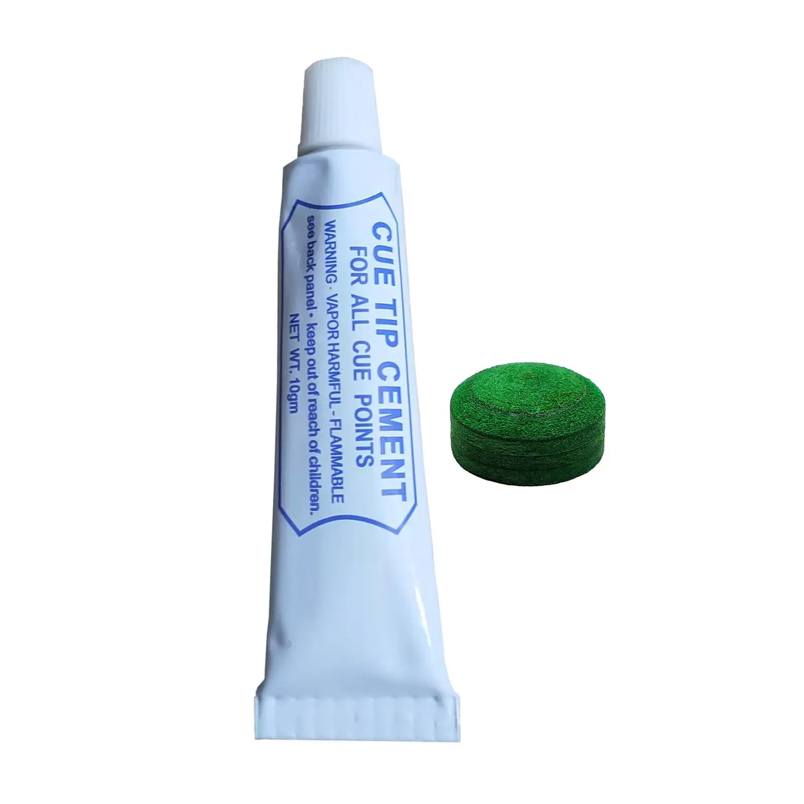 

Pool Tip and Glue Set Supplies Filling Lightweight Billiard Stick Tip Snooker Replacement for Enthusiasts Indoor Game Beginners