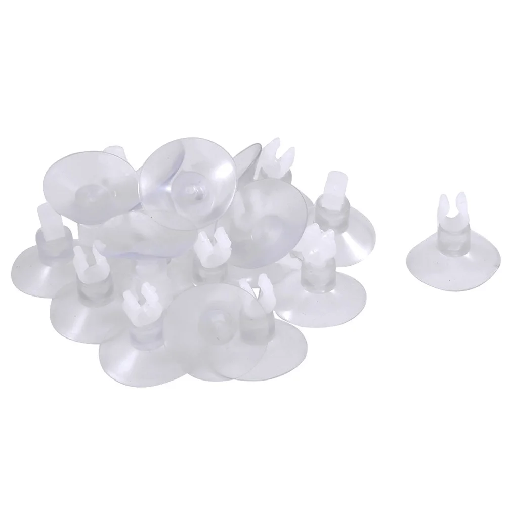 

60pcs Suction Cups for Airline Tube Clip Aquarium Fish Tank Holder Easy Install No Harm to Fish Long Lasting