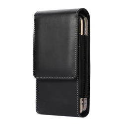 Leather Dual Pouch 2 Phone Waist Bag Men Belt Clip Case Holster For Samsung Galaxy A03s A05s A20 A50 A70 A31 A51 A71 M52 M33 M34