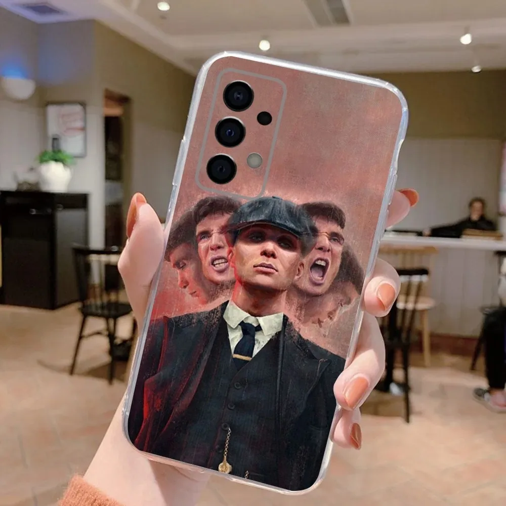 Thomas Shelby Peaky B-Blinders Phone Case For Samsung Galaxy A71,70,52,40,51,31,A50,21S,30S,Note20ultra Transparent Soft Cover