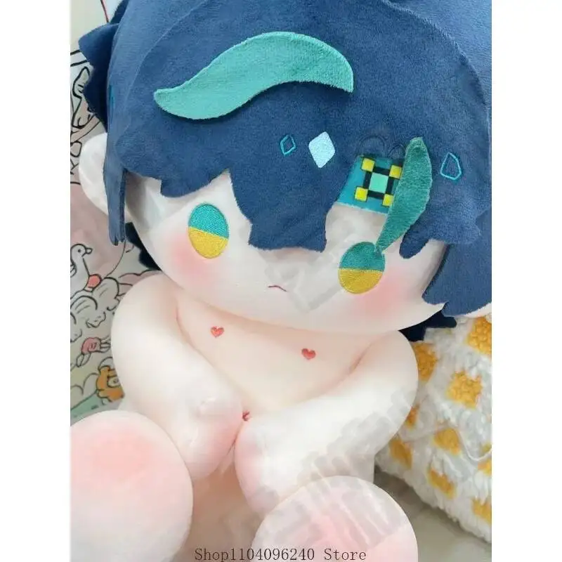 أنيمي لعبة Genshin تأثير كينيش أنيمي وسيم الصبي تأثيري محشوة الجسم فستان الملابس القطن هدية عيد الميلاد 40 سنتيمتر