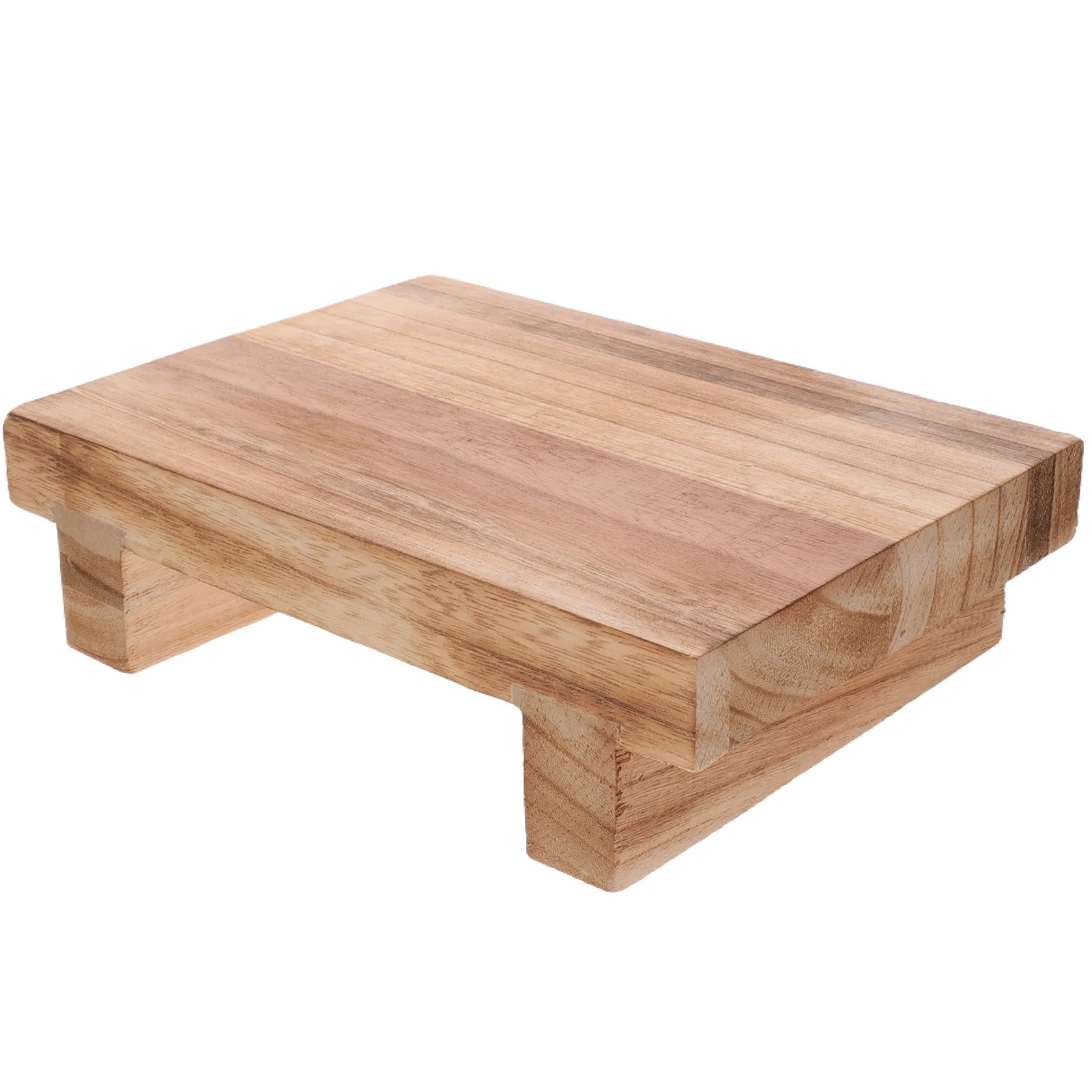 

Small Wooden Step Stool Elderly Footrest for Office Home Desk Under Desk Leg Rest Footstools Foot Rest Small Footstool