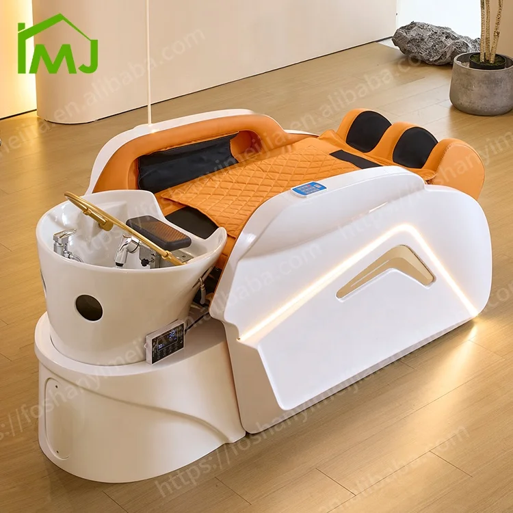 

Inteligentes Salon Hair Wash Shampoo Chair Thai Electric Massage Luxury Head Spa Bed