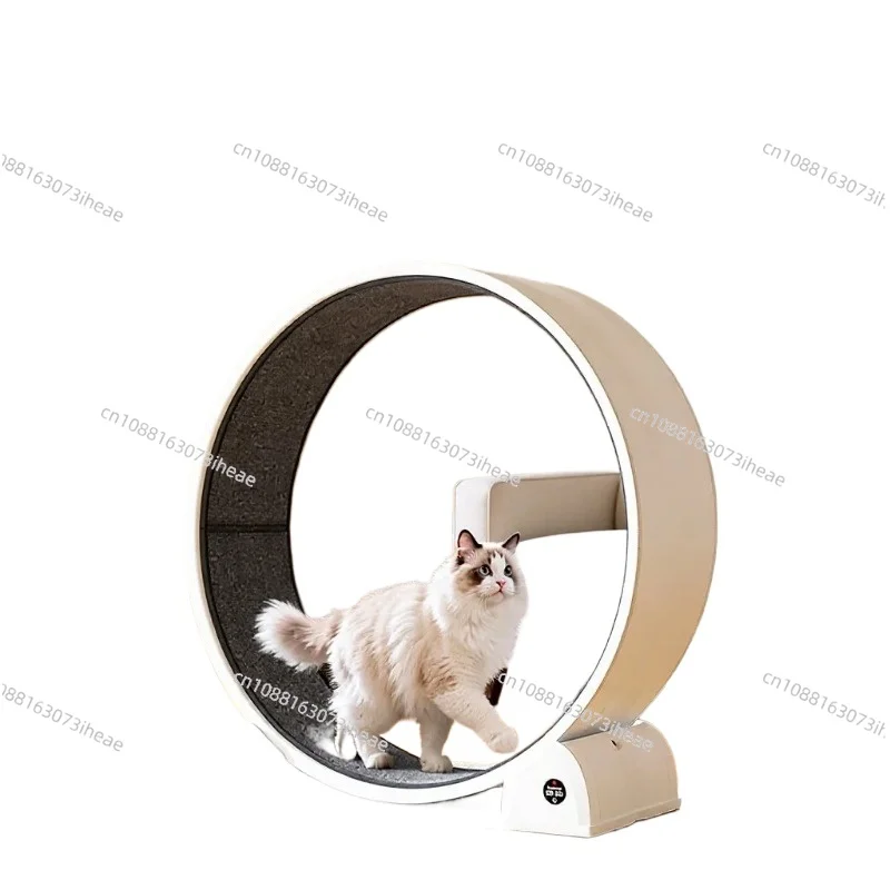 

Беговая дорожка для кошек из АБС-пластика с интеллектуальным цифровым дисплеем — тихое колесо для упражнений, кошачье дерево и игрушка для домашних животных