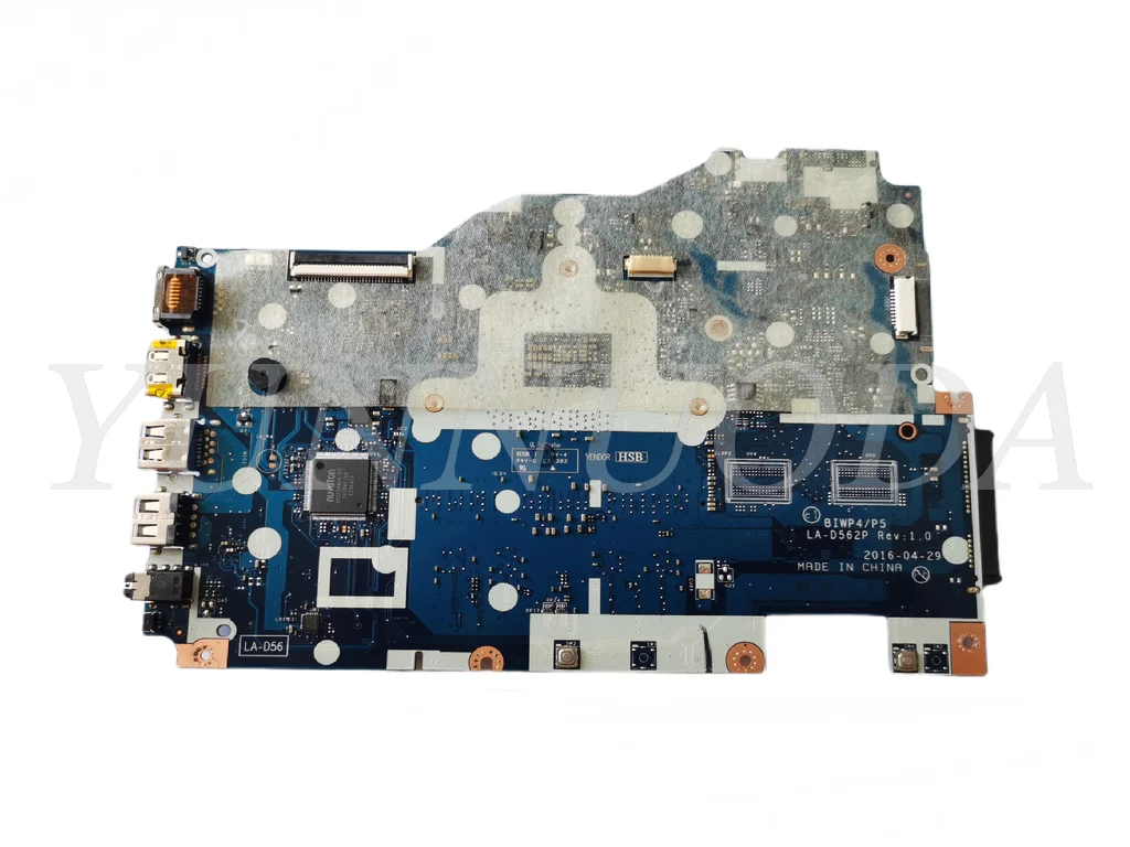 

Оригинальная материнская плата для ноутбука Lenovo 110-15ISK с процессором 4405U I3 I5 I7 6-го поколения 4 ГБ ОЗУ DDR4 BIWP4 LA-D562P, 100% тестирование