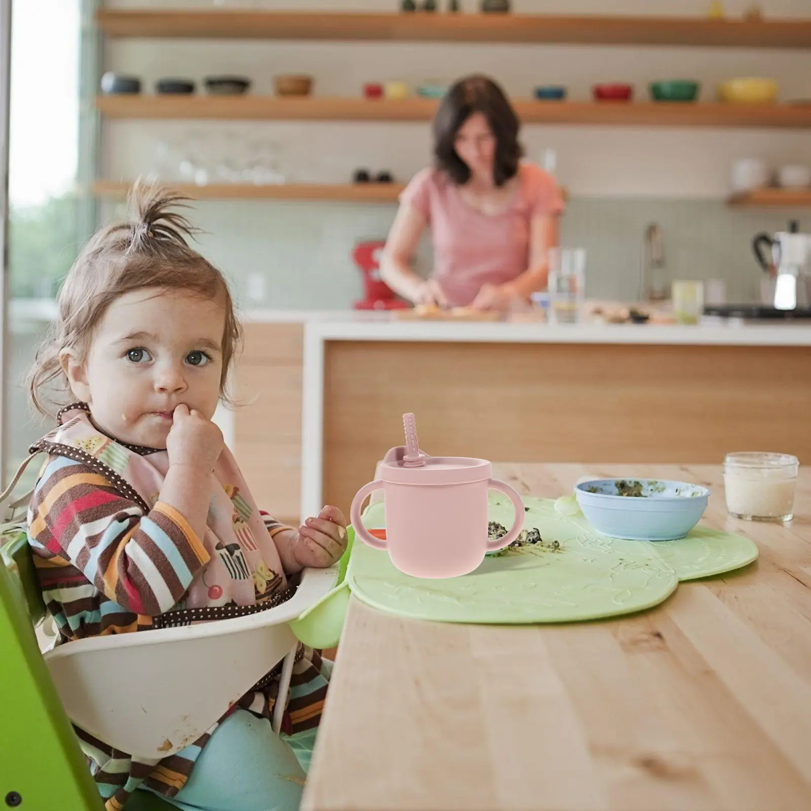 baby-drinking-training-cup-silicone-material-two-handles-ergonomic-design-smooth-teeth-friendly-edges-spill-resistant-snack-cup