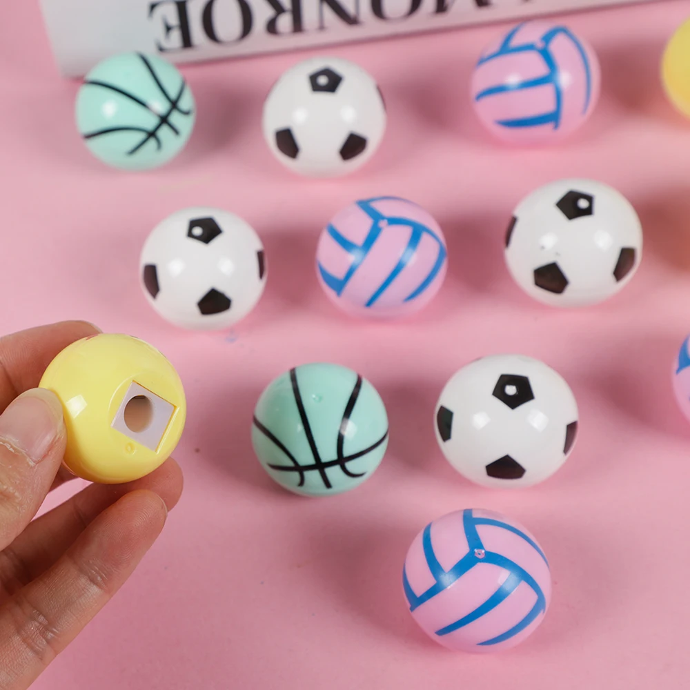 15Pcs Mini Sports Football Pencil Sharpener Stationery for Kids Back To School Gift Baby Shower Birthday Party Favors Goodie Bag