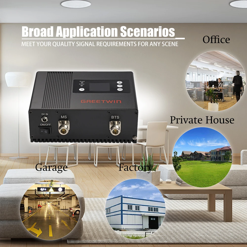 Dual Band Repeater 23dBm GSM900 LTE 4G 1800MHz Slimme mobiele signaalversterker 3G 4G Repeater