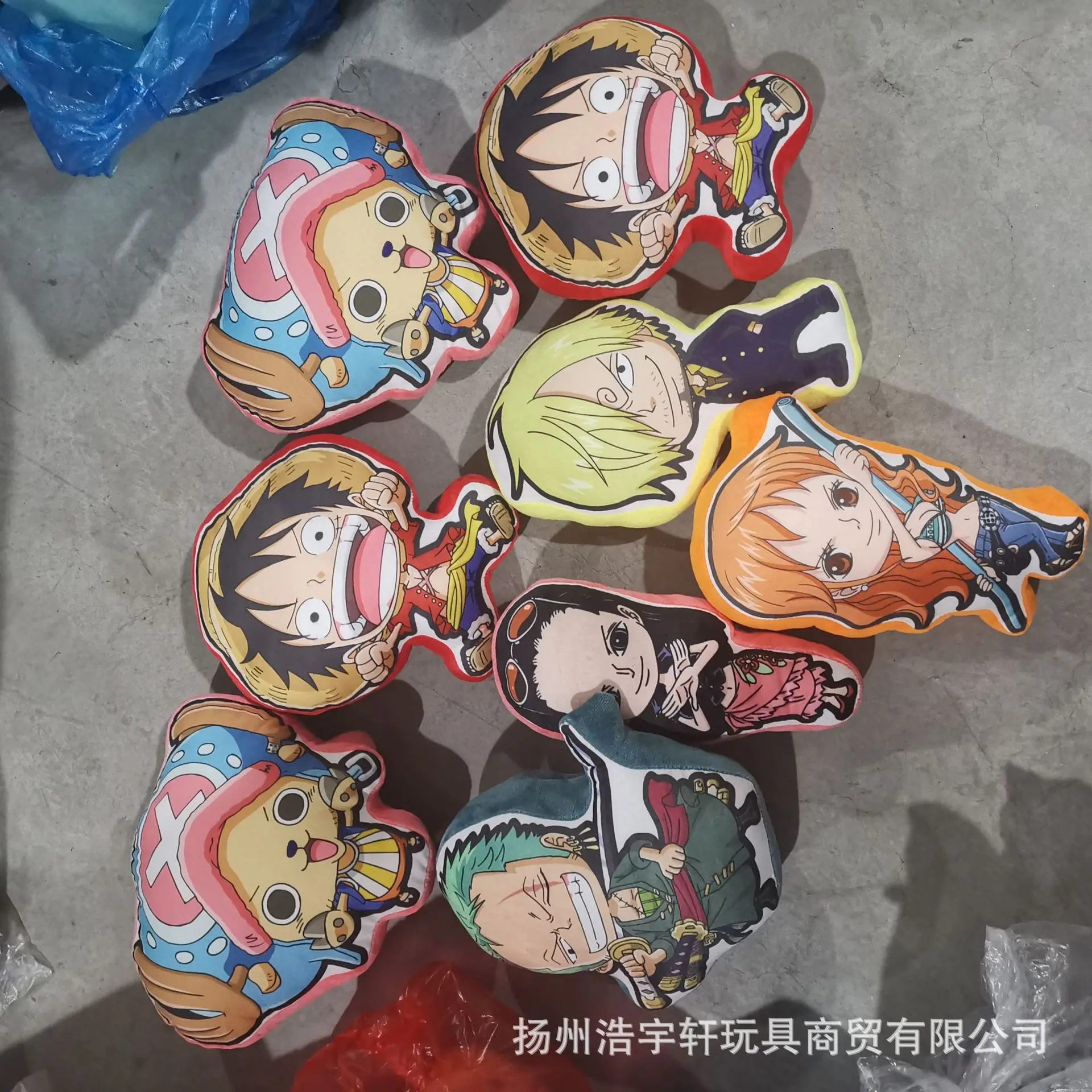 One Pieces Pillow Anime Luffy Zoro Chopper Sanji Figures Model Toys Cushion Pillow Home Sofa Decoration Funny Birthday Gift