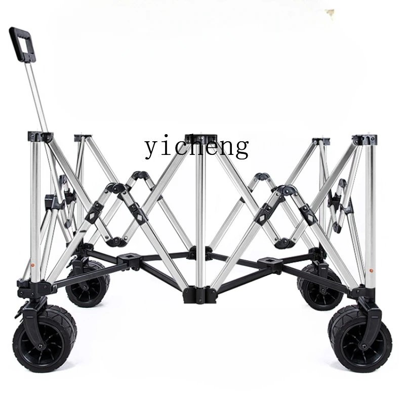 

Xl Lightweight Push up Aluminum Alloy Folding Large Capacity Camping Trailer