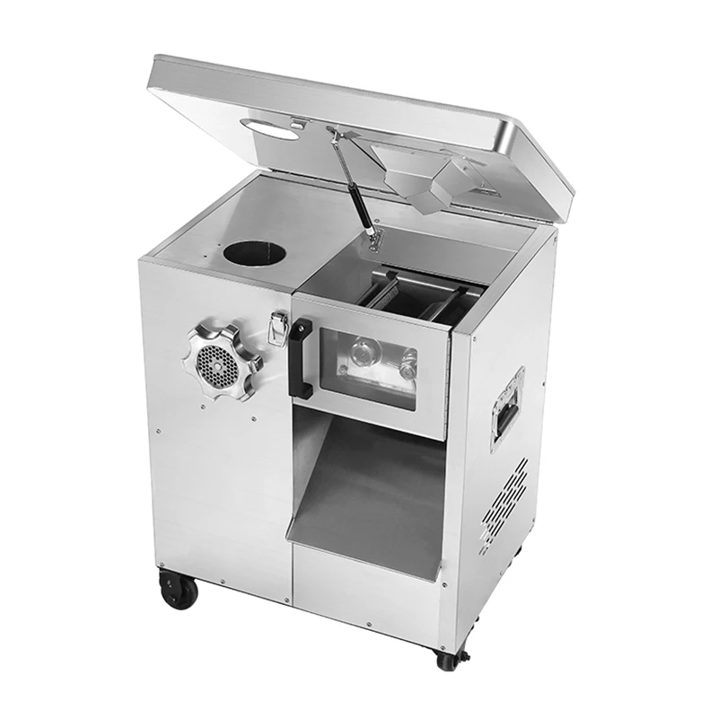 مفرمة لحم صناعية عمودية من الفولاذ المقاوم للصدأ 304 من الفولاذ المقاوم للصدأ