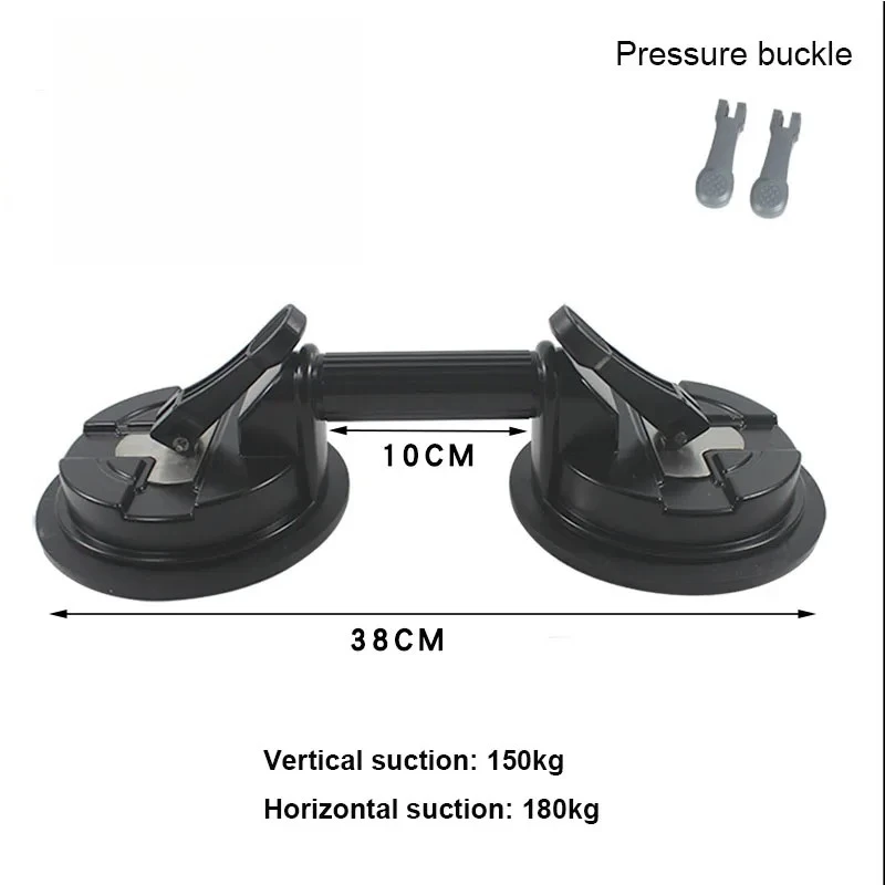 

Air Pump Vacuum Suction Cup Sucker 150-230kg Heavy-Duty Hand-Held Lifter For Moving Wooden Board Ceramic Tile Glass