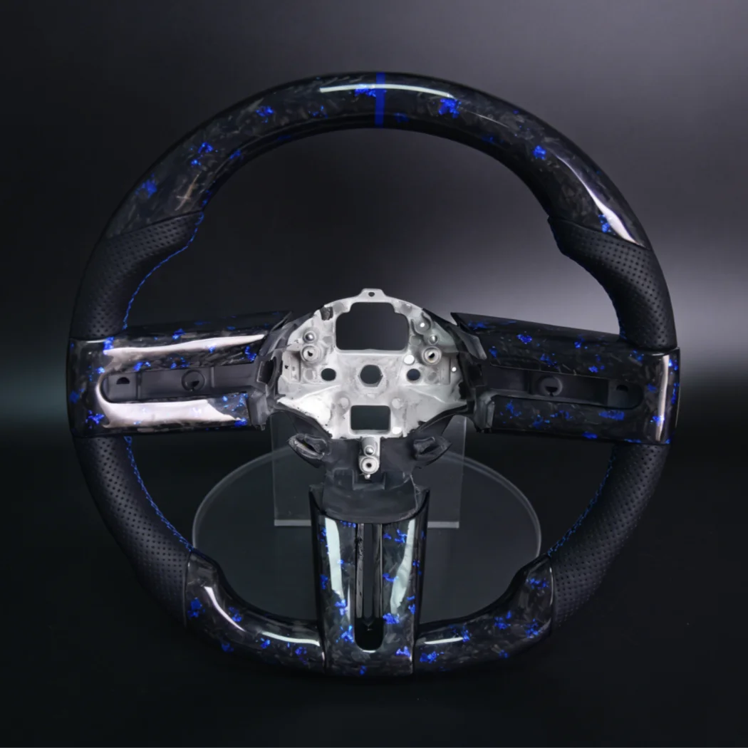 

For Ford Mustang 5th Generation S197 2005-2014 GT Coupe GT500 Shelby 302 Customized Forged Carbon Fiber Steering Wheel