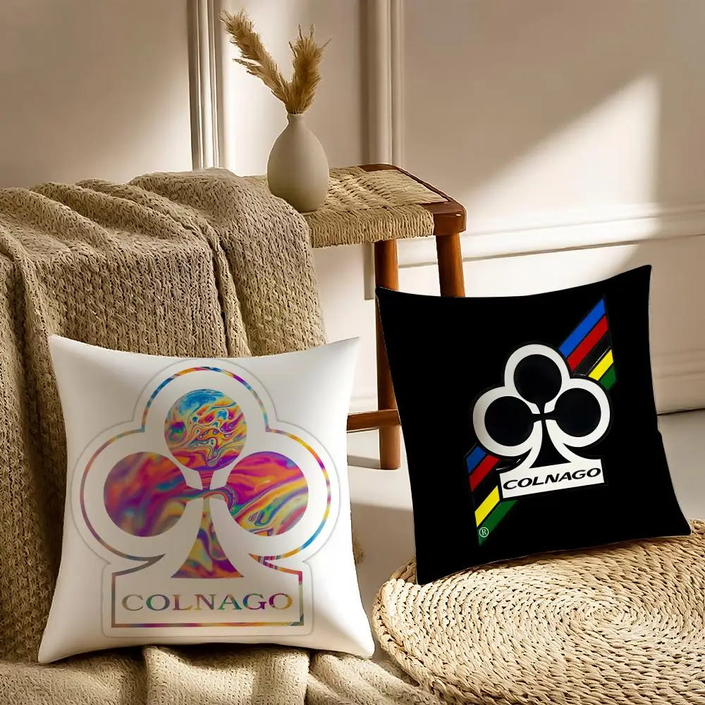 Road Bike Cycling Colnago Cushion Cover Pillowcase Anti-dustmite living Room Sofa Decor Cushion Room