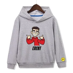 Cartoon vlad a4 ГЛЕНТ Children Hoodies а4 мерч boy girl Sweatshirts Tops Cotton Spring Autumn Long Sleeve Baby boy clothes