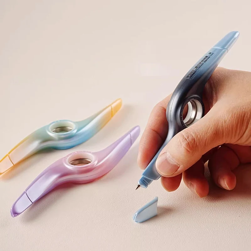 1PC Universe Star River Magic Rotating Gyroscope Pen Outdoor Portable EDC Creative Finger Toys