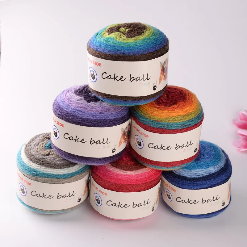 

200g High End Wool Yarn,Medium Coarse Cake Ball Crochet Thread,DIY Hand Woven Scarf,Jacket,Gloves,Doll Knitting Yarn Chunky Yarn