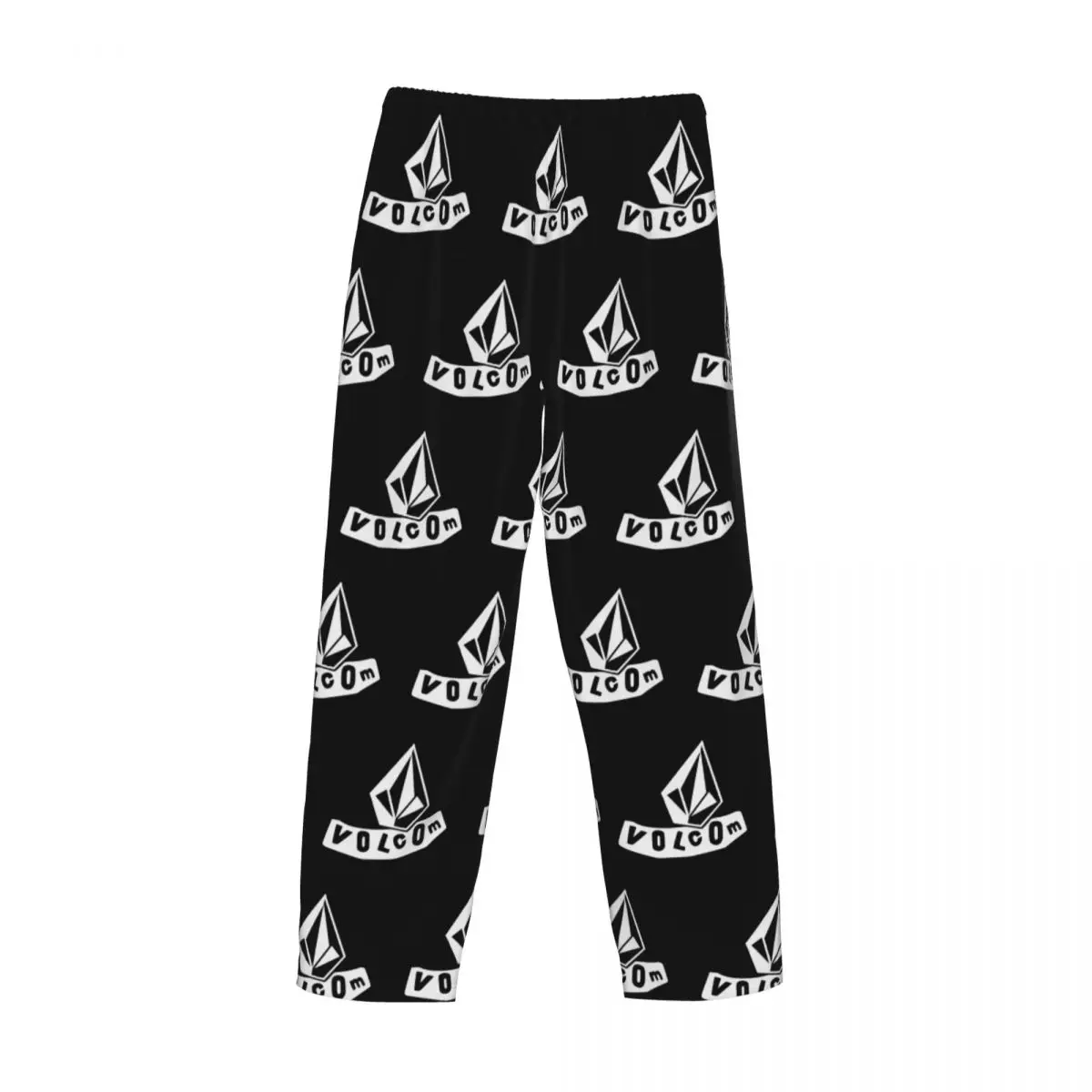 Calças de pijama com logotipo Volcoms impressas personalizadas Calças de dormir masculinas com bolsos