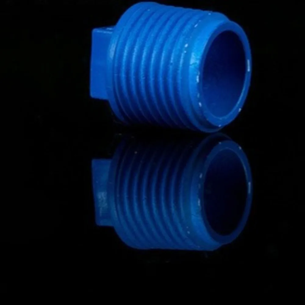 10pcs/set Portable PVC Male Thread End Cap External Plug Leak Proof Tube Connector 1/2